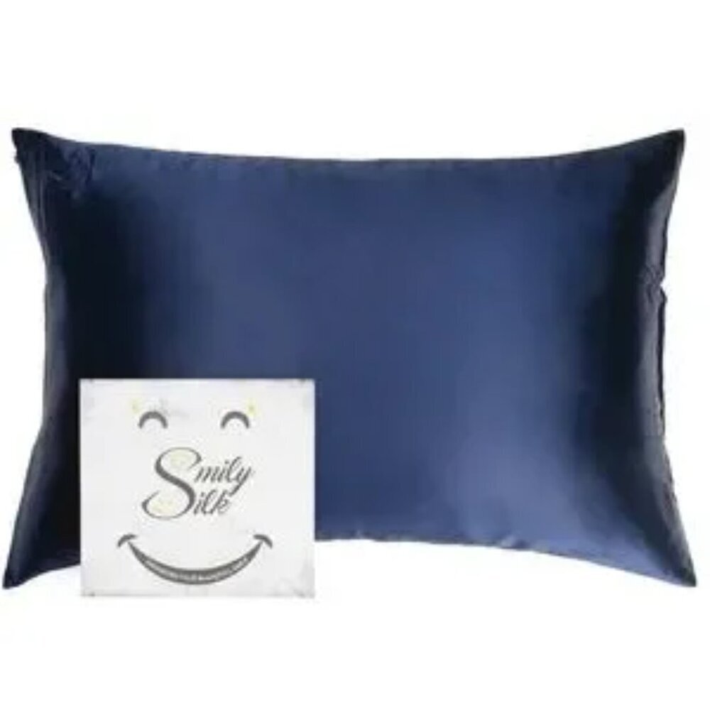 NWT Smily Silk Pillowcase - 100% Pure Mulberry Silk - 22Momme Highest Gr…